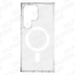 Anti Shock 1.5 mm Mag case for Samsung Galaxy S24 Ultra transparent big hole - Image 4