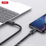 XO NB-Q312C USB-C to Apple 27W High-Power + Bluetooth Data Cable, 1m - Black - Image 4