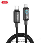 XO NB-Q312C USB-C to Apple 27W High-Power + Bluetooth Data Cable, 1m - Black - Image 2