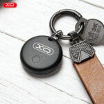 XO LP06 Round Tracking Device with Lanyard Hole (Compatible with Google Find Hub) - Black - Image 3