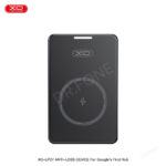 XO LP07 Card Tracker and Anti-Loss Device with Wireless Charging and Lanyard Hole (Compatible with Google Find Hub) (Wireless Charging) - Black