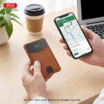 XO LP07 Card Tracker and Anti-Loss Device with Wireless Charging and Lanyard Hole (Compatible with Google Find Hub) (Wireless Charging) - Black - Image 2