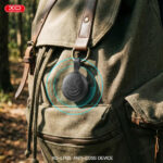 XO LP08 Anti-Loss Tracker with Lanyard (Apple MFi certified, compatible with Apple devices) - Black - Image 2