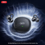XO G66 OWS Pods With Metal ear clips - Black - Image 2