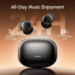 XO G65 Super Mini Sleep ANC TWS Earbuds - Black - Image 4