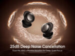 XO G65 Super Mini Sleep ANC TWS Earbuds - Black - Image 3