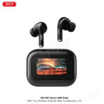 XO X51 Smart ANC Pods With Smart LCD Display - Black