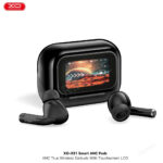 XO X51 Smart ANC Pods With Smart LCD Display - Black - Image 4