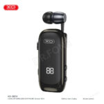 XO BE51 Lavalier Stretch High Capacity Digital Single Side Bluetooth Headset - Black - Image 4