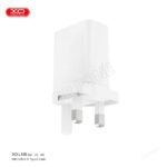 XO L159 (UK) QC18W 1USB-A fast charger with USB-C cable - White - Image 2