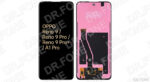 Refurbished OLED display assembly Tianma for OPPO Reno 9, Realme 12 Pro, includes digitizer, replacement part