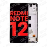 Xiaomi Redmi Note 12 4G OLED screen replacement with pre-installed frame Aftermarket Plus spare part from DR.FONE Cyprus