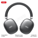 XO BE45 Beiguo Headworn Bluetooth Earphones  - Black - Image 2