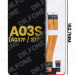 Samsung Galaxy A03s A037F refurbished LCD screen assembly replacement without frame showing front display