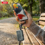 PR297 22.5W Fully Compatible Mini Digital Display Fast Charging Power Bank (Includes iP and Type-C Cables) 10000mAh - Image 2