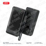 XO-PR282 EU Plug Wall Charger Power Bank 10000mAh 22.5W Quick Charging/ LED indicator/ with Type-C Lanyard