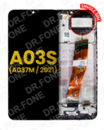 Refurbished LCD display assembly with Type-C frame for Samsung Galaxy A03s 2021 single SIM mobile replacement repair