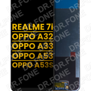 Refurbished LCD assembly without frame for Oppo A32, A33, A53, A53s, and Realme 7i replacement part at DR.FONE Cyprus