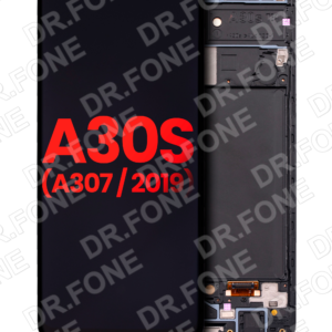 OLED Screen with Frame for Samsung Galaxy A30s A307 (Aftermarket Plus)