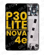 Huawei P30 Lite / Nova 4e LCD Screen Assembly with Frame Black (6GB)