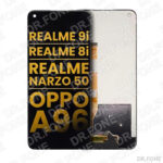 Refurbished LCD Screen Assembly for Realme 9i/8i, OPPO A96, K10 (All Colors)