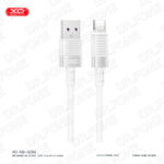 XO NB282 Brushed Silicone 6A Fast Charging USB-C Data Cable - Black - Image 2