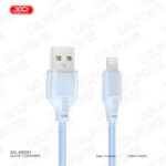 XO NB291 Transparent Case Braided 6A IP Cable - Blue - Image 4