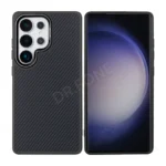 Rixus Mag Carbon With MagSafe Compatible For Samsung Galaxy S25 Ultra Titanium Black