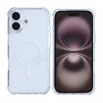 Rixus Anti-Burst Case With MagSafe Compatible For Apple iPhone 17 Transparent - Image 3
