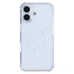 Rixus Anti-Burst Case With MagSafe Compatible For Apple iPhone 17 Transparent